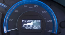 MPG meter from Toyota Camry