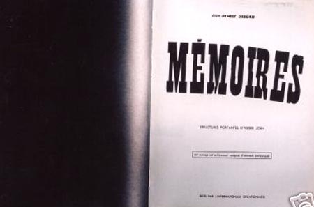 Debord's Memoires. Images from eBay