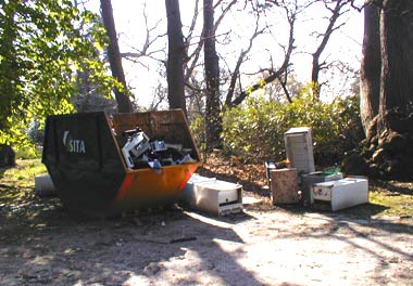 Hundreds of thousands of old refrigerators and other white goods are dumped every year