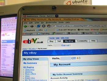 eBay's 'My Account' section has no 'Delete account' facility