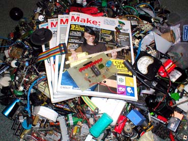 MAKE magazine, perhaps in a typical reader's environment