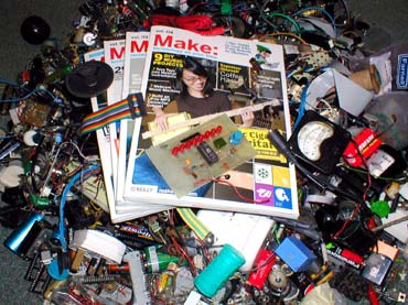 MAKE magazine, perhaps in a typical reader's environment