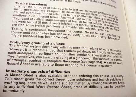 Mentor Textbook Teaching Machines: Applications of SI Metric, 1971