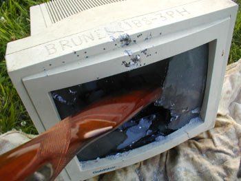Shooting CRTs can be a barrel of laughs