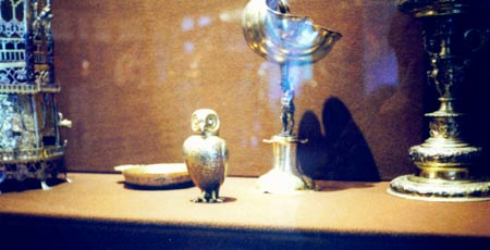 A display case in the Kremlin museum, Moscow